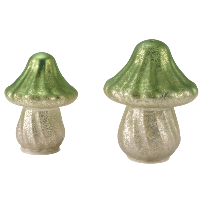 Ručně vyrobený přechod Merkur skleněné houby Ornament
