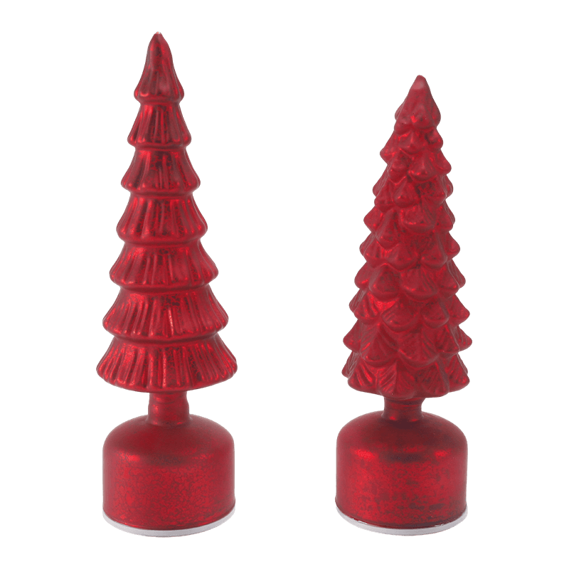 Vintage Merkur skleněné vánoční stromeček světlo