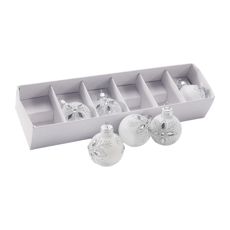 Slavnostní skleněná vánoční koule Ornament Set