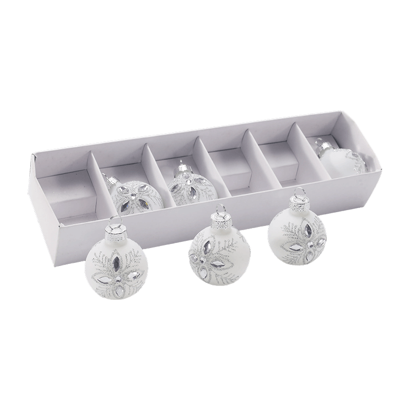 Slavnostní skleněná vánoční koule Ornament Set