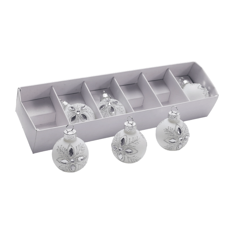 Slavnostní skleněná vánoční koule Ornament Set