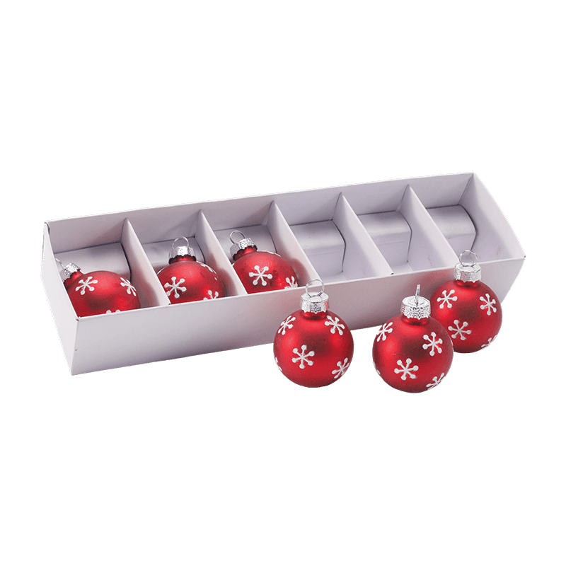 Slavnostní skleněná vánoční koule Ornament Set