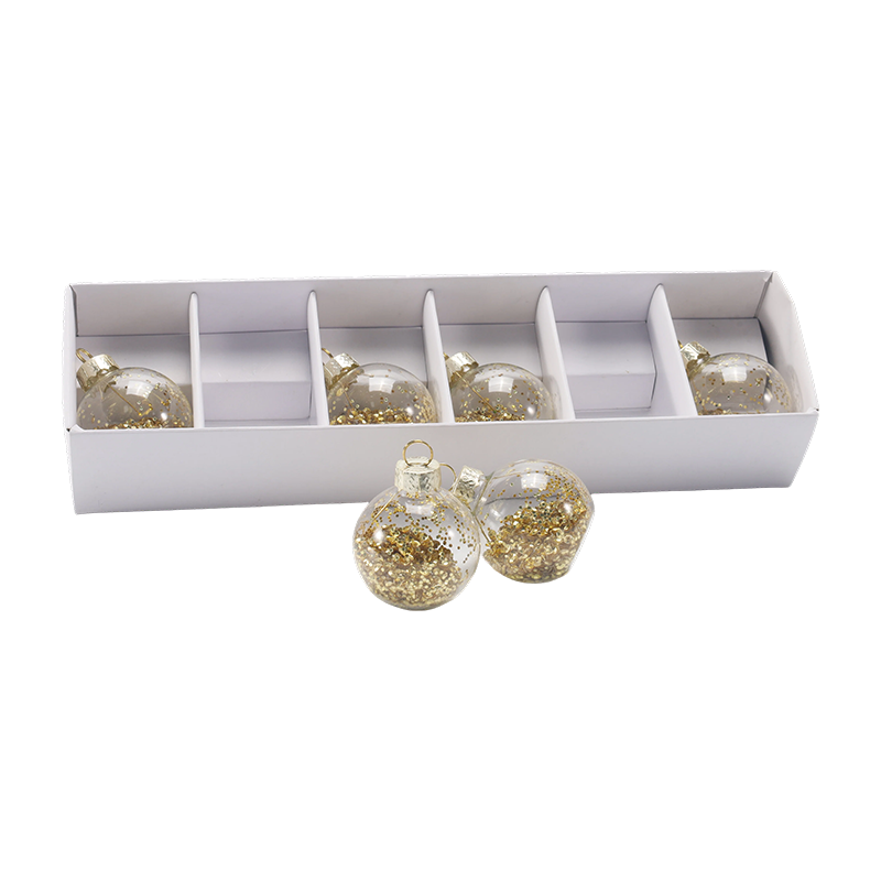 Sada prémiových skleněných vánočních koulí