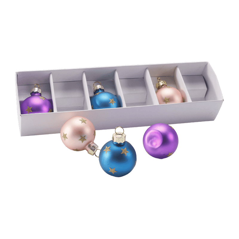 Ručně foukané skleněné vánoční koule Ornament
