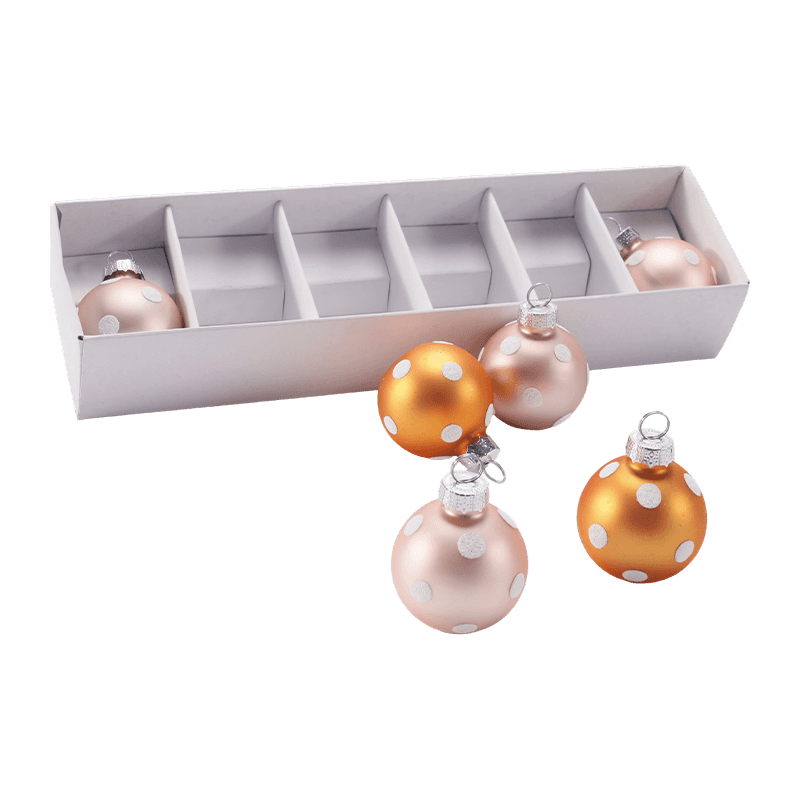 Slavnostní skleněná vánoční koule Ornament Set